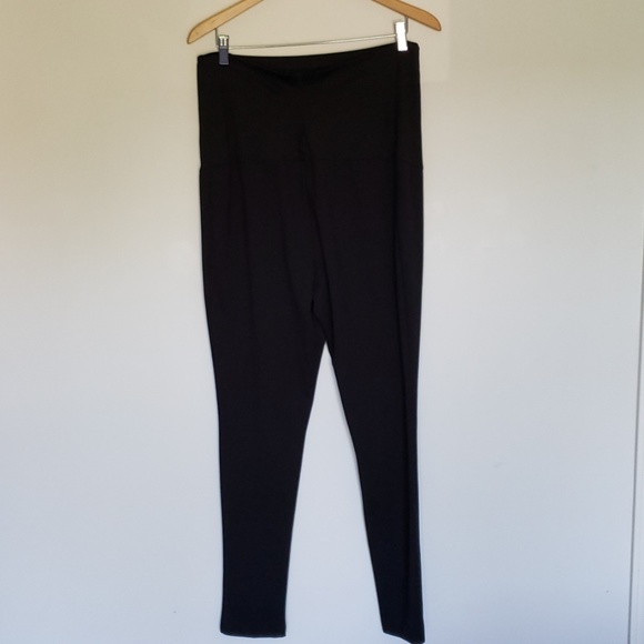 Liz Lange Maternity Black Pants / Stretch Leggings - Picture 4 of 6